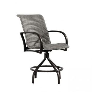 Tropitone Furniture 922327WS-28 Ronde Woven Bucket Bar Stool