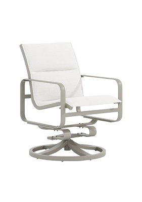 Tropitone Furniture 422469PS Brasilia Padded Sling Swivel Rocker Low Back