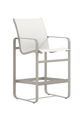 Tropitone Furniture 422429-28 Brasilia Sling Bar Stool Stationary 28"
