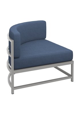 Tropitone Furniture 591610CC Cabana Club Cushion Curved Corner Module (17" Seat Height)
