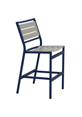 Tropitone Furniture 591429MS-28 Cabana Club Armless Aluminum Slat Bar Stool