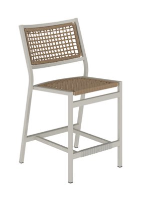 Tropitone Furniture 592429RP-30 Cabana Club Rope Seat Armless 30" Seat Ht Bar Stool