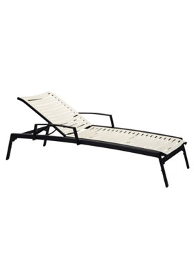 Tropitone Furniture 471433RB Elance EZ SPAN Ribbon Segment Chaise Lounge