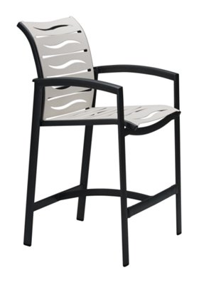 Tropitone Furniture 471126WV Elance EZ SPAN Bar Stool Wave Segment