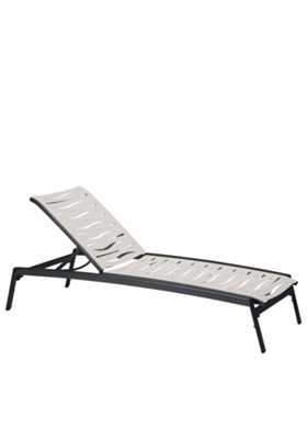 Tropitone Furniture 471132WV Elance EZ SPAN Wave Segment Chaise Lounge Armless