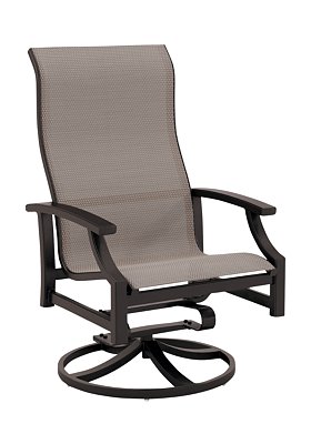 Tropitone Furniture 452070 Marconi Sling High Back Swivel Rocker