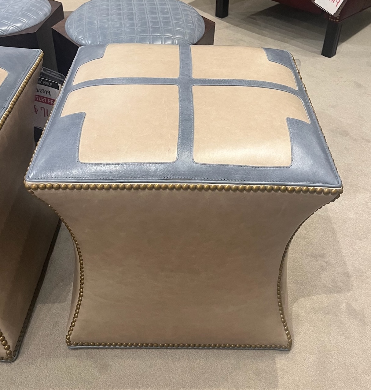 Hancock and Moore 6620 Cami Ottoman