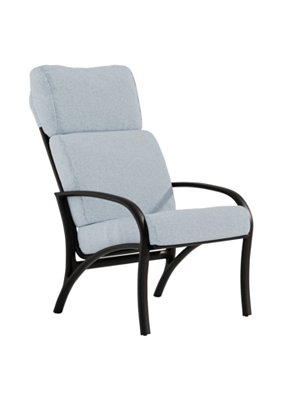 Tropitone Furniture 342101 Ronde Cushion High Back Dining Chair