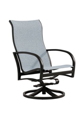 Tropitone Furniture 922170 Ronde Sling High Back Swivel Rocker