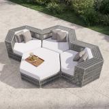 Tropitone Furniture 272411LC Six Cushion, Hex Lounge Chair Tropitone Furniture 272411LC Six Cushion, Hex Lounge Chair